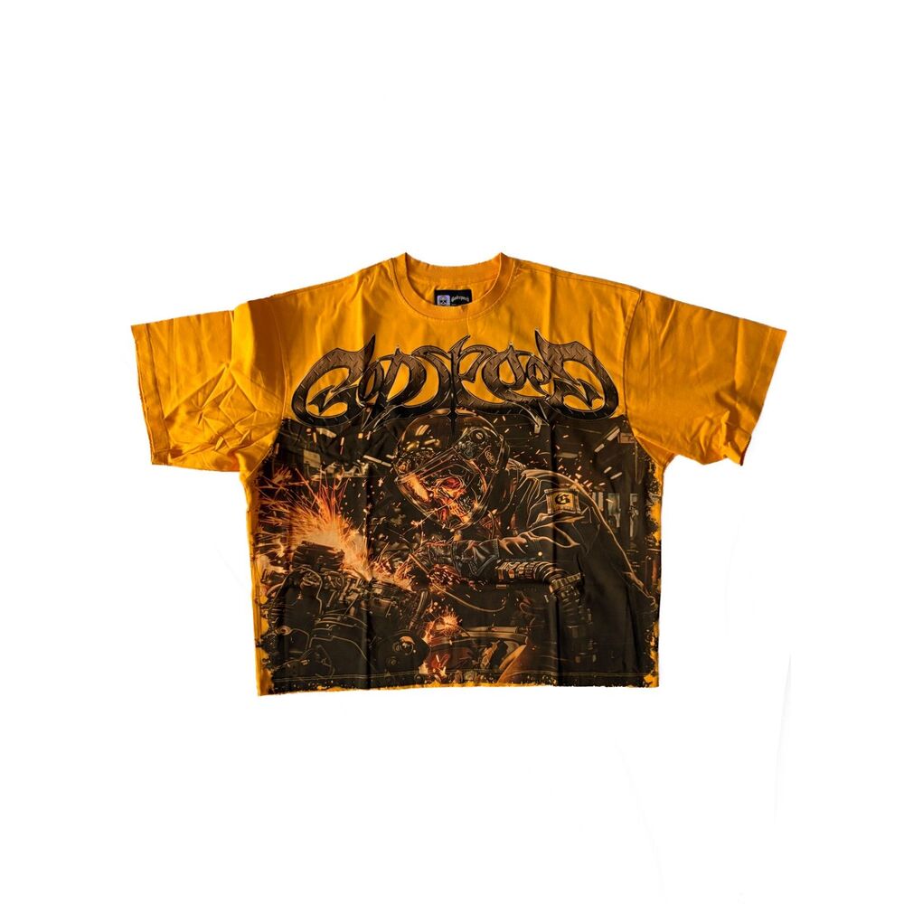 Godspeed 'Steel Sharpens Steel' T-shirt yellow XL